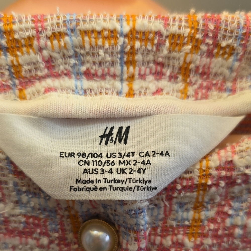 H&M Multicolor Tweed Jacket - Picture 3 of 6